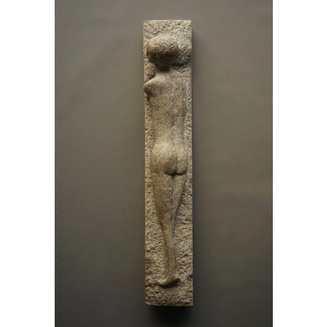 1960s Carved Stone Sculpture of a Reclining Nude, 1960s For Sale - Image 5 of 9