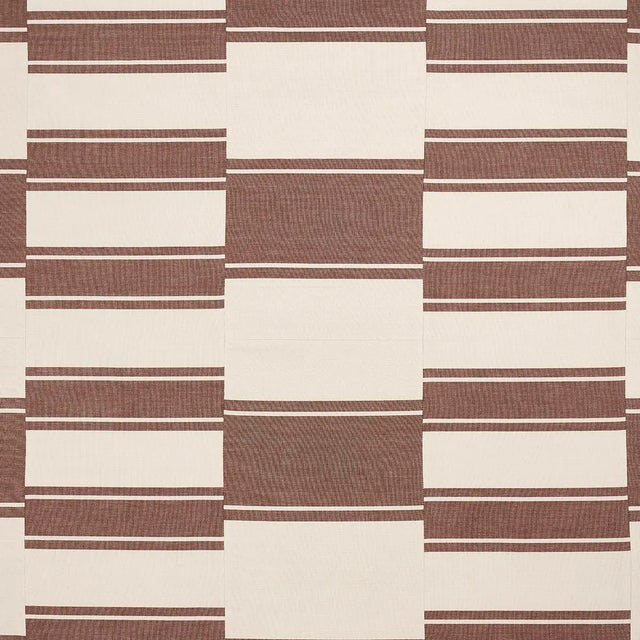 Sample - Schumacher Nomad Fabric in Rust For Sale In Charlotte - Image 6 of 6