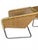 Mid-Century Modern Harvey Probber Style Vintage Unmarked Chrome Tube Cantilever Wicker Lounge Arm Chairs For Sale - Image 3 of 12