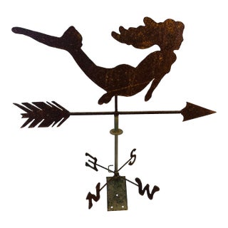 Vintage Mermaid Weathervane For Sale