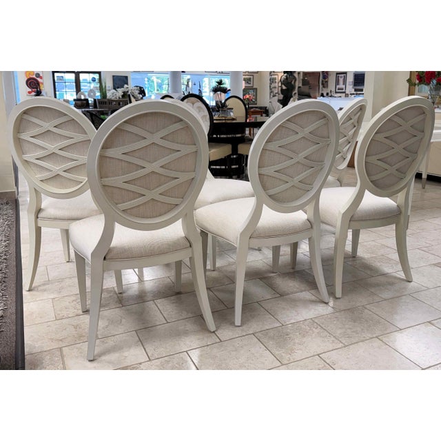 Caracole/Schnadig Taste-Full Dining Side Chairs, Set of 6 For Sale In Miami - Image 6 of 18