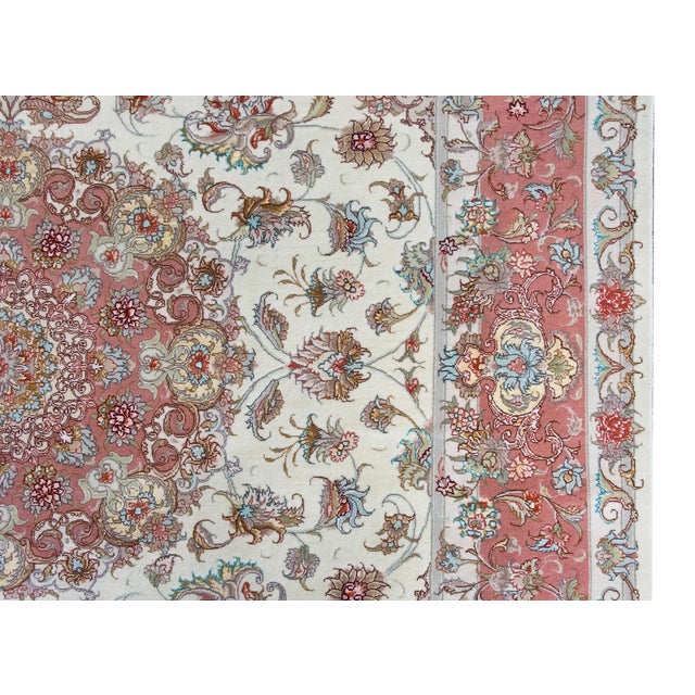 Late 20th Century Vintage Tabriz Rug For Sale - Image 5 of 15