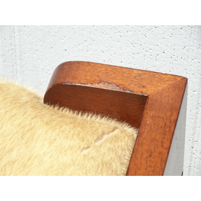 Share Vintage Bill Sofield Baker Furniture Brown Cowhide Bench For Sale - Image 10 of 16