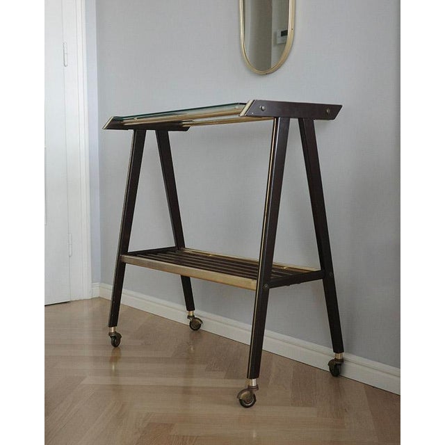 Mid-Century Modern Italian Console Table, 1960s, in Very Good conditions. Designed 1960 to 1969