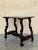 Late 19th Century 19th Baroque Spanish Side Table with Lyre Legs and Carved Edges For Sale - Image 5 of 18