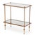 Maison Jansen French Brass and Smoked Glass End Table in the Manner of Maison Jansen, C. 1950 For Sale - Image 4 of 7