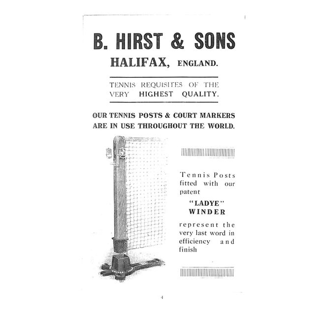 "Lawn Tennis" 1922 Hierons, Charles For Sale - Image 10 of 12