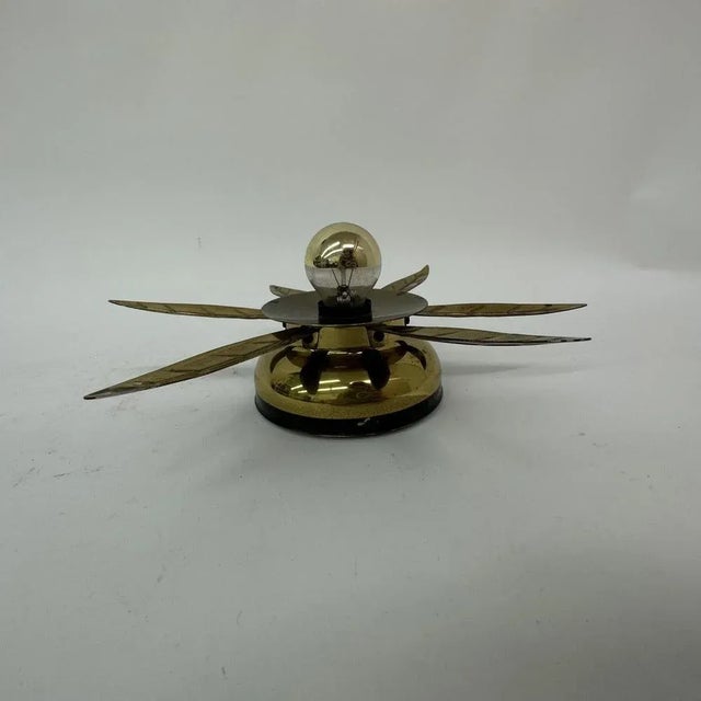 Mid Century Flower Wall Lamp, 1950s For Sale - Image 6 of 12