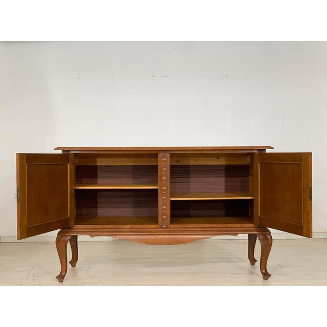 Wood Chippendale Sideboard in Wood For Sale - Image 7 of 12