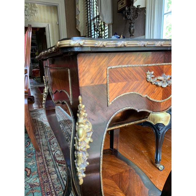 Antique Louis XV Tea /Occasional Table With Painted Cameo of Angel For Sale - Image 9 of 12