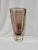 Vintage Geometric Deep Amethyst Sommerso Glass Vase For Sale - Image 11 of 11