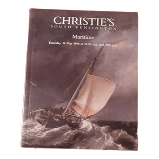 Christie's London Maritime Art & Memorabilia Auction Catalog 1998 For Sale