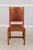 Mission Set of 4 Stickley Mission Cherry Leather Dining Chairs For Sale - Image 3 of 18