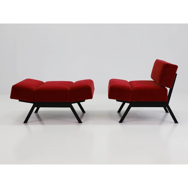 Set as armchair dimension: 63 x 77 x seating ht 43 x total ht 67 cm open as a pouf dimension: 63 x 85 x seating ht 43 cm...