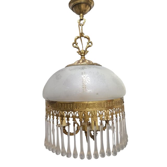 Murano Drops Lamp For Sale - Image 6 of 8