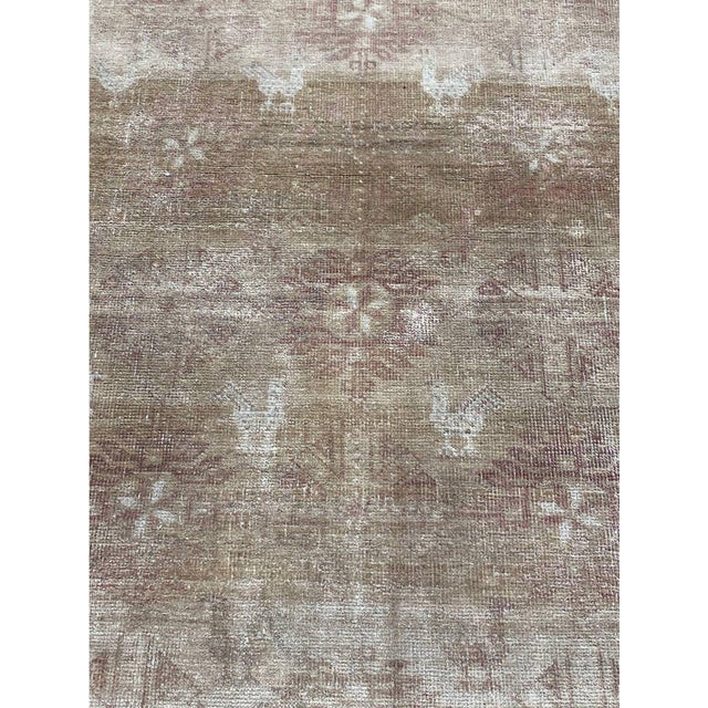 Textile 1980s Old Persian Baluchi Animal Print Area Rug 4x6 For Sale - Image 7 of 9