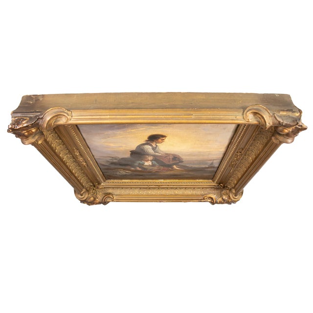 Victorian Mid-19th C. Oil on Canvas in the Manner of Johann Georg Meyer Von Bremen (German, 1813-1886) For Sale - Image 3 of 16