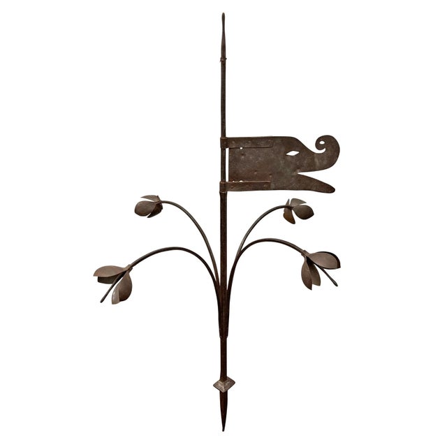 18th Century 18th Century French Wrought-Iron Dragon Weathervane For Sale - Image 5 of 11