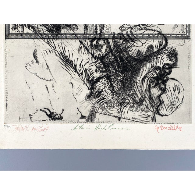 Johannes Gachnang, Antonius Höckelmann, Georg Baselitz, Hand-Signed Etching, 1966, Paper For Sale - Image 12 of 18