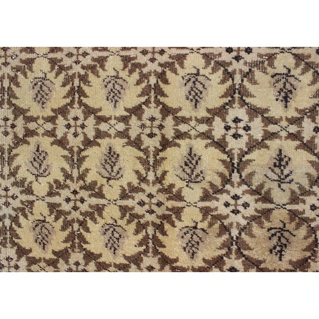 MidCentury Modern Vintage Rug With Repeating All Over Design Chairish
