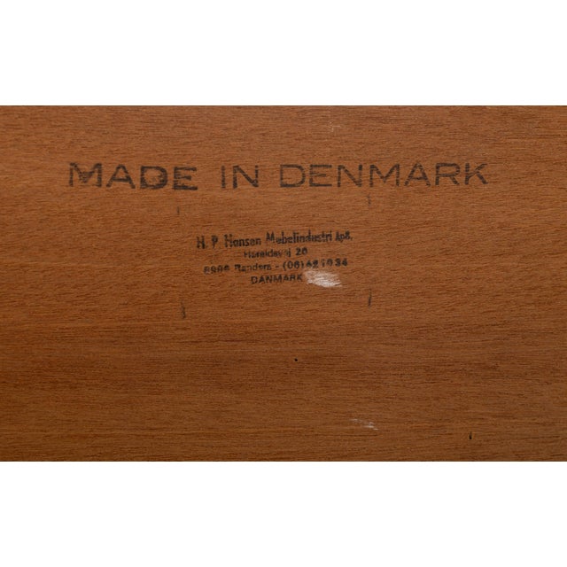 Vintage Danish Teak Highboard by H.P. Hansen, 1960s For Sale - Image 16 of 17
