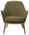 Dwell Lounge Chair in Olive by Warm Nordic For Sale