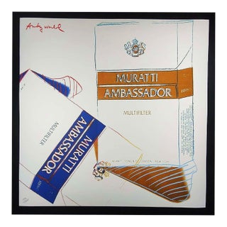 1980s After Andy Warhol, Muratti Ambassador, Lithograph For Sale