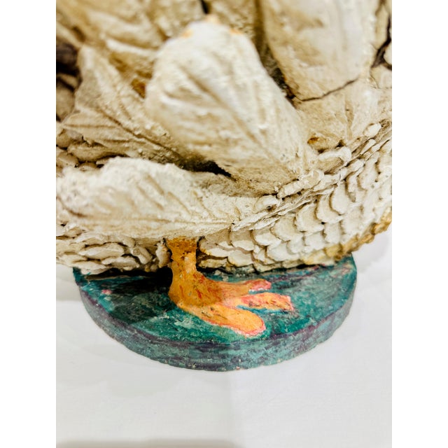 White Early 20th Century Whimsical Folk Art Swan Sculpture For Sale - Image 8 of 11