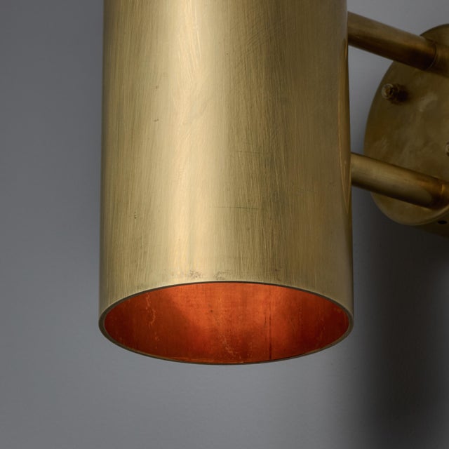 Hans-Agne Jakobsson C 627/110 'Rulle' Raw Brass Outdoor Sconces - a Pair For Sale - Image 12 of 17