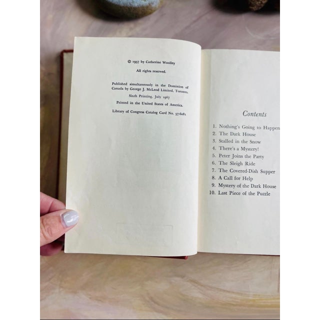 1957 Ginnie and the Mystery House Vintage Children's Book For Sale - Image 4 of 9