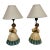 Vintage Ceramic Figurine Table Lamps, Pair For Sale