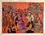 1960s Mane Katz, Colorful Russian French Judaica Jewish Shtetl Wedding Lithograph Mourlot Paris For Sale - Image 5 of 5
