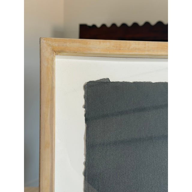 Charcoal Monumental Graphite + Charcoal Drawing Signed Framed "St Augustine 3" by Robert Flynn For Sale - Image 8 of 18