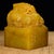 Vintage Shoushan Stone "Dragon Playing With Pearl" Seal / Paperweight With Inscription For Sale - Image 4 of 7