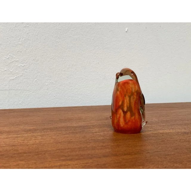 Vintage Glass Animal Penguin Sculpture from Mtarfa Glassblowers For Sale - Image 11 of 17