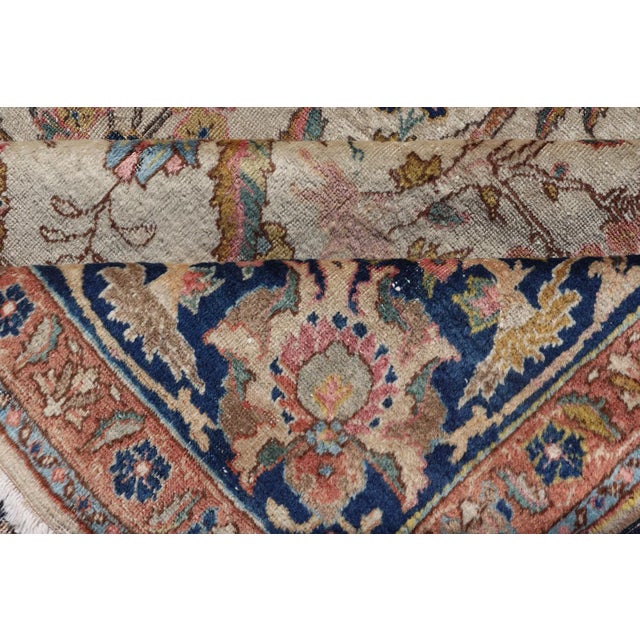 Antique Tabriz With All-Over Floral Sub-Geometric Design ...