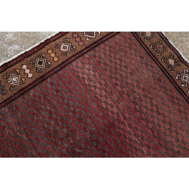 Brick Red Galerie Shabab Collection Mid-20th Century Turkish Anatolian Rug For Sale - Image 8 of 10