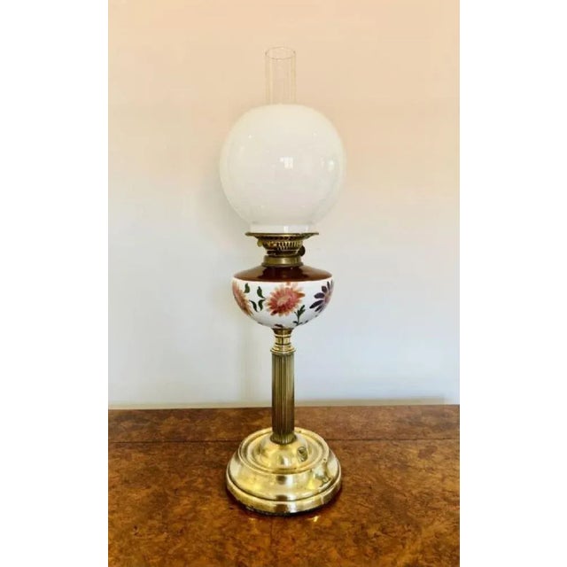 Mid 19th Century Victorian Oil Lamp, 1860s For Sale - Image 5 of 7