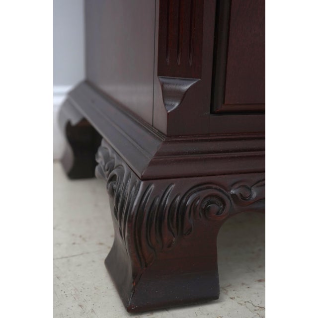 Thomasville Chippendale Style Mahogany Dresser W. Mirror For Sale - Image 10 of 18
