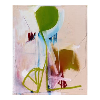 Contemporary Abstract Oil and Graphite on Canvas "Athena" by Xanda McCagg For Sale