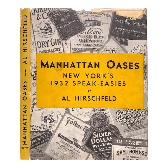 "Manhattan Oases: New York's 1932 Speak-Easies" 1932 Hirschfeld, Al For Sale