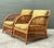 Vintage Stick Rattan Lounge Chairs - A Pair For Sale - Image 4 of 12