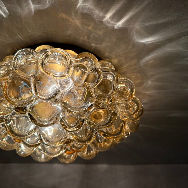 Gold Bubble Glass Ceiling Lamp Helena Tynell, Germany, 1970s For Sale - Image 8 of 17