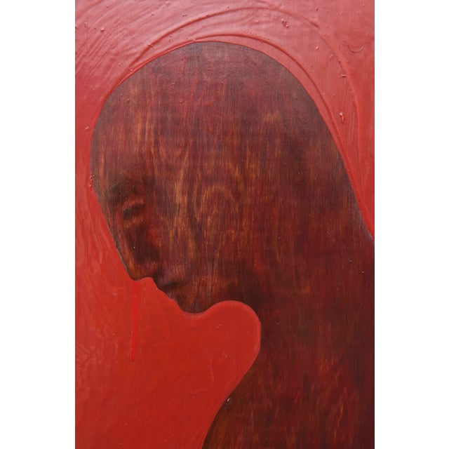 Vintage Signed Natalie Cole Oil on Board Painting Titled " Lady Godiva" Custom Framed For Sale In Miami - Image 6 of 8