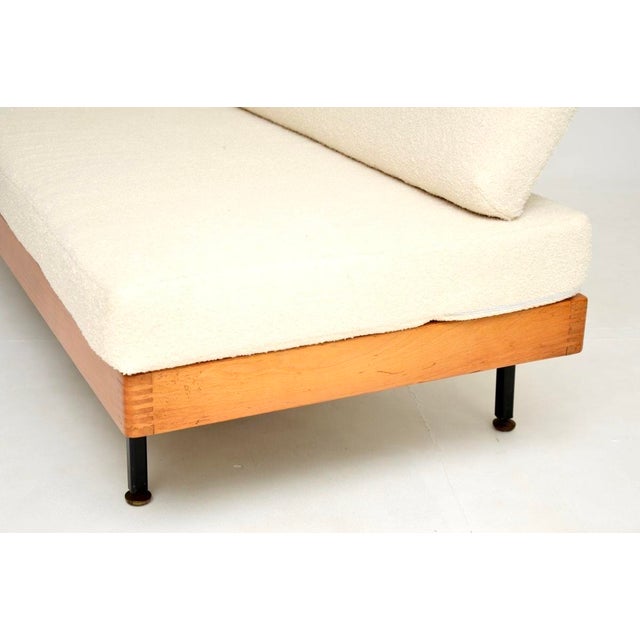 Vintage Steel and Birch Sofa Bed, 1950s For Sale - Image 12 of 13