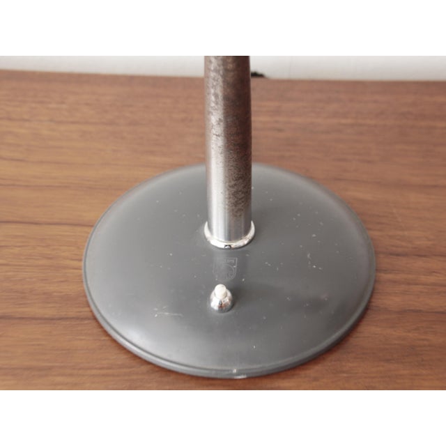 Grey Table Lamp by Louis Kalff for Philips, 1950s For Sale - Image 10 of 11