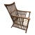Antique Ficks Reed Split Reed Lounge Armchair For Sale