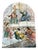 Painting of the Holy Trinity, 1950, Ceramic For Sale