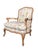 Louis XV-Style French Provincial Fauteuil in Custom Ikat Upholstery For Sale - Image 18 of 18