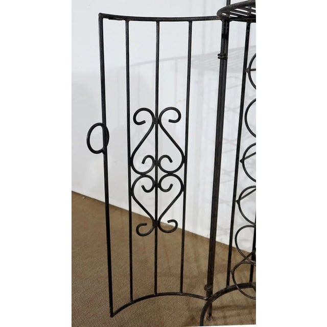 20th Century Kiosk Wrought Iron Wine Bar For Sale - Image 13 of 18